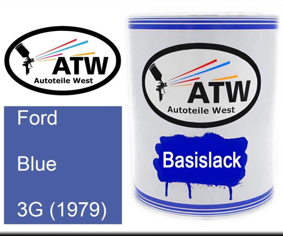 Ford, Blue, 3G (1979): 1L Lackdose, von ATW Autoteile West.